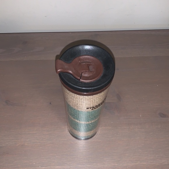 🆕 Starbucks 2010 Brown and Green Made in USA Hemp Tumbler - Picture 7 of 11